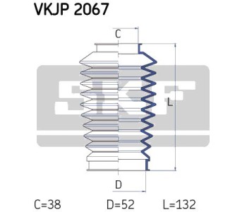 Комплект маншон, полуоска SKF за OPEL VECTRA A (J89) седан от 1988 до 1995
