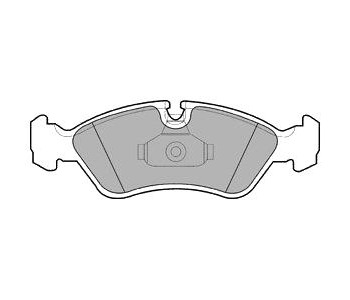 Комплект спирачни накладки DELPHI за OPEL VECTRA A (J89) седан от 1988 до 1995