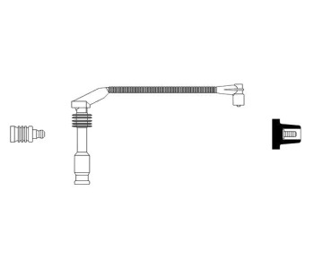 Запалителен кабел BOSCH за OPEL ASTRA G (F48_, F08_) хечбек от 1998 до 2009