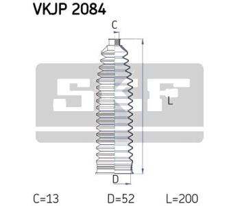Комплект маншон, полуоска SKF за OPEL ZAFIRA B (A05) от 2005 до 2015