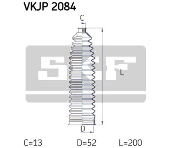 Комплект маншон, полуоска SKF за OPEL ASTRA G (F07_) купе от 2000 до 2005