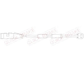 Индикатор, износване на накладките QUICK BRAKE за OPEL ASTRA H (L67) кабриолет от 2005 до 2010