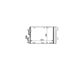 Кондензатор климатизации P.R.C за OPEL ASTRA H (L48) хечбек от 2004 до 2014