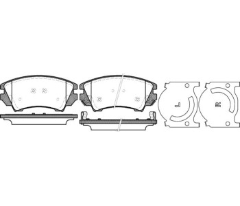 Комплект спирачни накладки ROADHOUSE за OPEL INSIGNIA A (G09) седан от 2008 до 2017