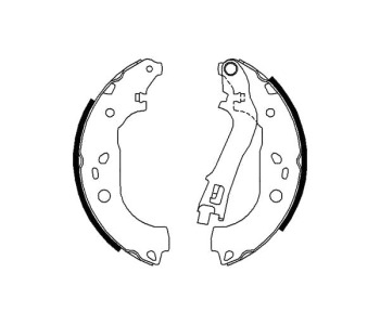 Комплект спирачни челюсти FERODO за FIAT DOBLO (263) платформа от 2010