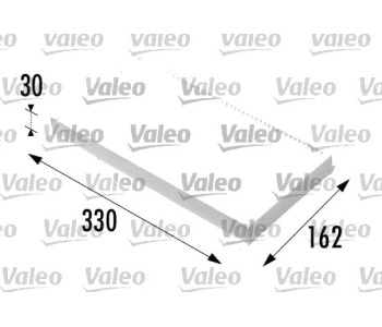 Филтър купе (поленов филтър) VALEO за CADILLAC BLS от 2005 до 2009