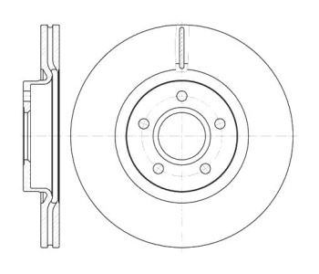 Спирачен диск вентилиран Ø300mm за FORD FOCUS III седан от 2010