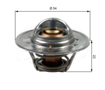 Термостат, охладителна течност GATES TH12782G1 за NISSAN MICRA II (K11) от 1992 до 2007