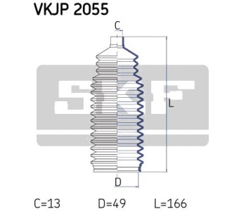 Комплект маншон, полуоска SKF за OPEL VECTRA B (J96) хечбек от 1995 до 2003