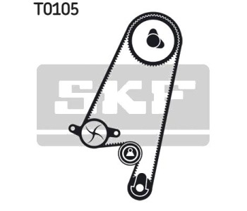 Комплект ангренажен ремък SKF VKMA 05402 за OPEL KADETT E (T85) хечбек от 1984 до 1991