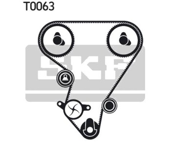 Комплект ангренажен ремък SKF за OPEL ASTRA F (53_, 54_, 58_, 59_) хечбек от 1991 до 1998