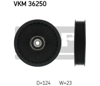 Паразитна/ водеща ролка, пистов ремък SKF VKM 36250 за OPEL VECTRA C (Z02) седан от 2002 до 2009