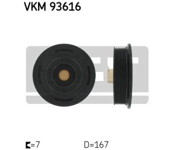 Ремъчна шайба, колянов вал SKF VKM 93616 за RENAULT MASTER II (ED/HD/UD) платформа от 1998 до 2010