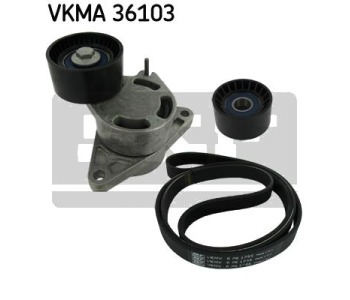 Комплект пистов ремък SKF VKMA 36103 за OPEL VIVARO A (E7) платформа от 2001 до 2014
