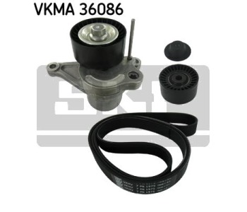 Комплект пистов ремък SKF VKMA 36086 за OPEL VIVARO A (F7) товарен от 2001 до 2014