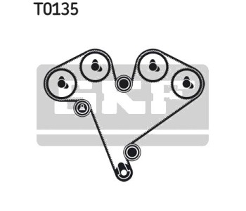 Комплект ангренажен ремък SKF VKMA 05501 за OPEL VECTRA B (J96) хечбек от 1995 до 2003