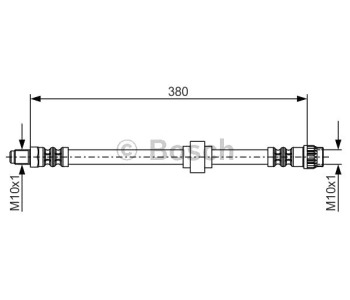 Спирачен маркуч BOSCH за RENAULT TRAFIC I (P6) платформа от 1980 до 1989