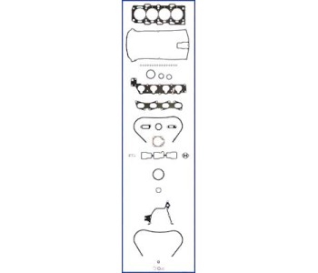 Пълен комплект гарнитури за двигателя AJUSA за ALFA ROMEO 156 (932) от 1997 до 2003