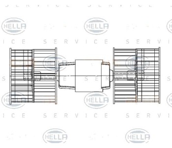 Вентилатор вътрешно пространство HELLA за BMW 6 Ser (E24) от 1975 до 1989
