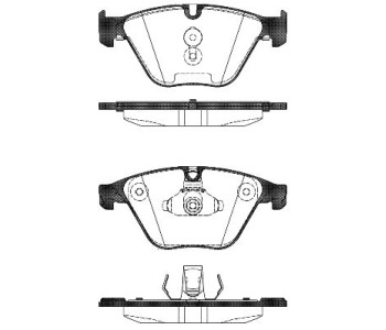 Комплект спирачни накладки ROADHOUSE за BMW 5 Ser (F10, F18) от 2009 до 2016