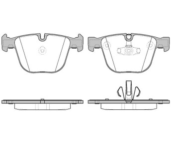 Комплект спирачни накладки ROADHOUSE за BMW 7 Ser (F01, F02, F03, F04) от 2008 до 2015