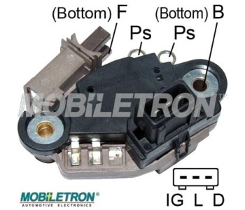 Регулатор на генератор Mobiletron за BMW 3 Ser (E46) седан от 1999 до 2001
