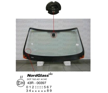 Челно стъкло NordGlass за BMW X1 (E84) от 2009 до 2015