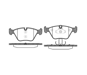 Комплект спирачни накладки ROADHOUSE за BMW 3 Ser (E46) купе от 1999 до 2003