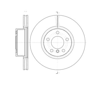 Спирачен диск вентилиран Ø328mm за BMW X4 (F26) от 2013 до 2018