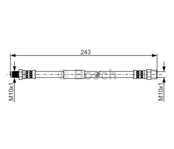 Спирачен маркуч BOSCH за BMW 3 Ser (E36) купе от 1992 до 1999