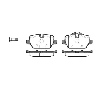 Комплект спирачни накладки ROADHOUSE за BMW 1 Ser (E87) от 2003 до 2013