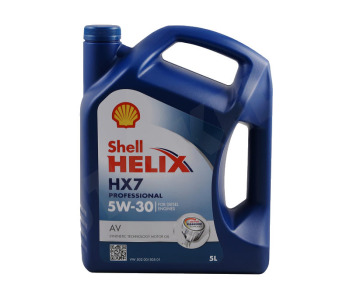 Двигателно масло SHELL HELIX HX7 Professional AV 5W-30 5л за AUDI A6 (4B2, C5) от 1997 до 2005