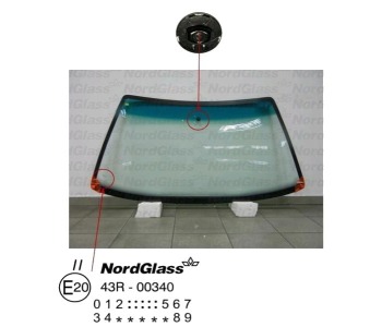 Челно стъкло NordGlass за AUDI 100 Avant (44, 44Q, C3) от 1982 до 1990