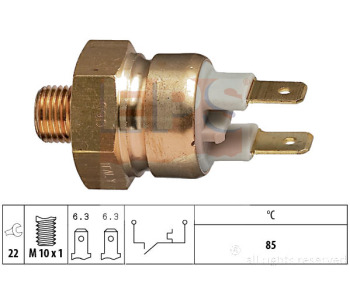 Термошалтер, предупредителна лампа за охладителната течност EPS 1.840.056 за VOLKSWAGEN PASSAT B2 (33B) комби от 1980 до 1989