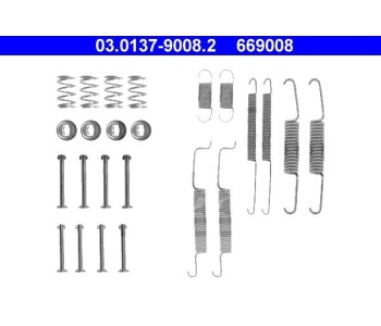 Комплект принадлежности, спирани челюсти ATE за AUDI A2 (8Z0) от 2000 до 2005