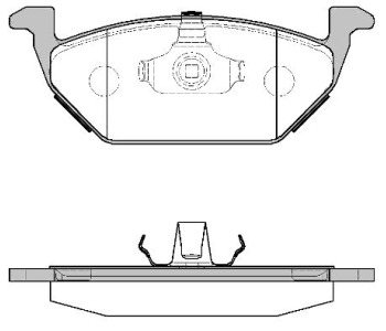Комплект спирачни накладки ROADHOUSE за SEAT TOLEDO II (1M2) от 1998 до 2006