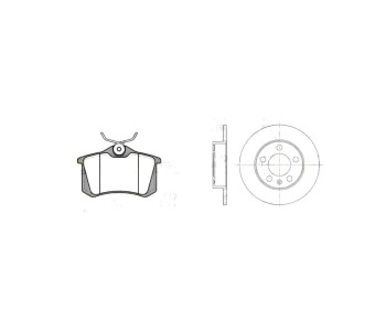Спирачен комплект, дискови спирачки за SEAT TOLEDO II (1M2) от 1998 до 2006