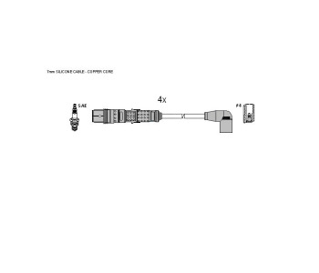 Комплект запалителни кабели STARLINE за AUDI A1 (8X1, 8XK) от 2010 до 2018