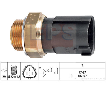Термошалтер, вентилатор на радиатора EPS 1.850.690 за SKODA FABIA III (NJ3) хечбек от 2014
