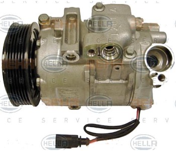 Компресор, климатизация HELLA 8FK 351 110-971 за VOLKSWAGEN POLO (9A4) седан от 2002 до 2009