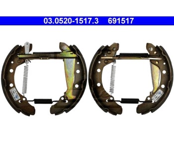 Комплект спирачни челюсти ATE за AUDI A2 (8Z0) от 2000 до 2005