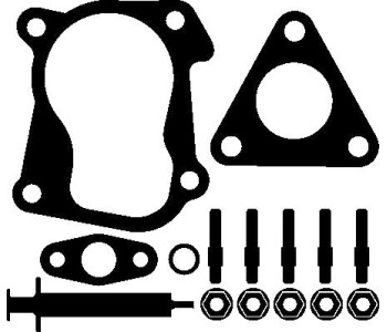 Монтажен комплект, турбина ELRING 703.950 за SEAT AROSA (6H) от 1997 до 2004