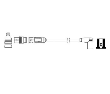Запалителен кабел BOSCH за AUDI A3 кабриолет (8P7) от 2008 до 2013