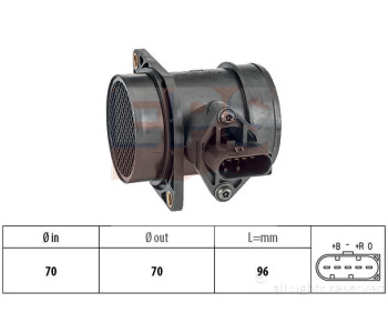 Измерител на масата на въздуха EPS за AUDI A3 (8L1) от 1996 до 2003
