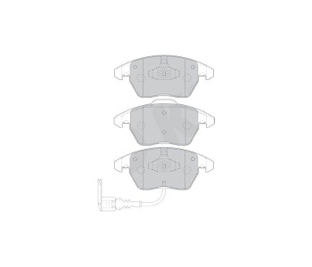 Комплект спирачни накладки FERODO DS PERFORMANCE за AUDI TT Roadster (8J9) от 2007 до 2014