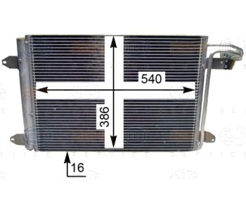 Кондензатор, климатизация HELLA 8FC 351 301-044 за VOLKSWAGEN EOS (1F7, 1F8) от 2006 до 2015