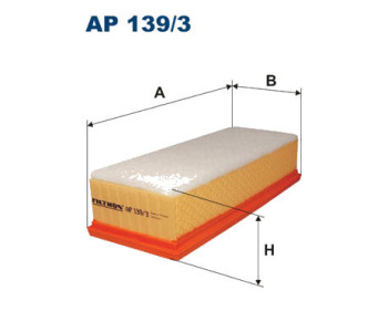 Въздушен филтър FILTRON за AUDI A3 (8P1) от 2003 до 2008