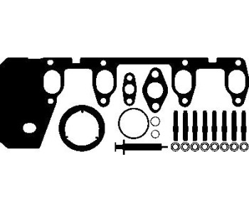Монтажен комплект, турбина ELRING 196.390 за SEAT ALTEA (5P1) от 2004 до 2015