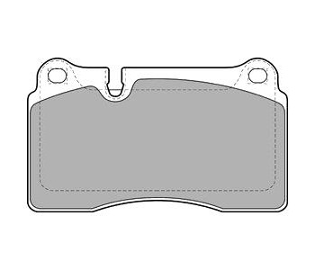 Комплект спирачни накладки DELPHI за AUDI TT (8J3) от 2006 до 2014