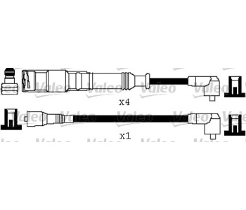 Комплект запалителни кабели VALEO за AUDI A4 (8D2, B5) от 1994 до 2001